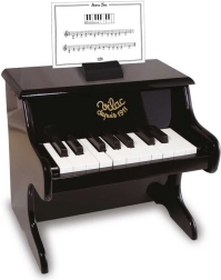 Vilac piano enfant noir en bois