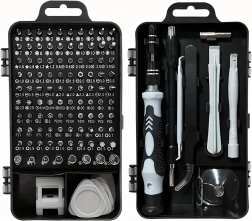 Precisieschroevendraaierset 115-in-1 met magnetische bits en accessoires