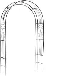 Metal Garden Pergola 145 × 38 × 240 cm