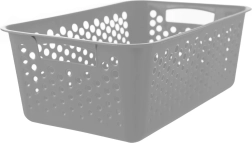 Art storage basket, gray, 30 × 20 × 11 cm