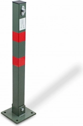 Klappbarer Parkplatzpfosten mit Schloss 65 cm