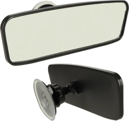 Wide-angle rearview mirror with suction cup 20 cm