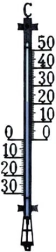 Außen-Wandthermometer 50 cm, schwarz