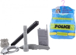 Children's Police Officer Costume with Accessory Set
