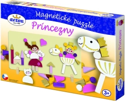 Detoa Magnetic Wooden Princess Puzzle, 45 Pieces