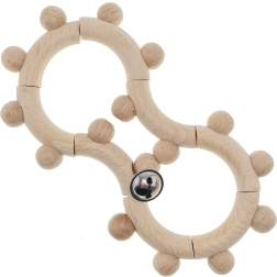 Wooden Rattle with Bell