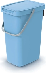 Poubelle Systema Q Collect 12 l bleu clair