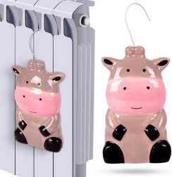 Humidificateur en céramique pour radiateur vache 170 ml