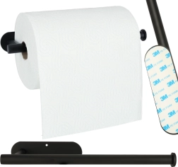 Schwarzer Halter für Papiertücher