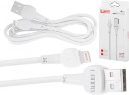 L-BRNO kabel Lightning snelopladende USB-A wit