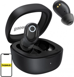 Kabellose Kopfhörer Baseus Bowie WM02 TWS (Schwarz)