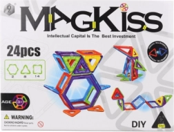 Jeu de construction magnétique MagKiss 24 pièces