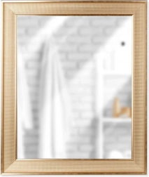 Goldener Wandspiegel, rechteckig 49,5 × 59,5 cm