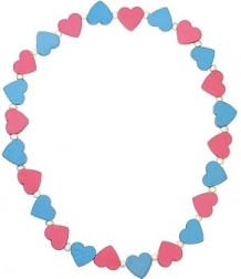 Detoa children's necklace with little hearts
