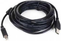 USB 2.0 A–B Cable with Ferrite Filter 3 m