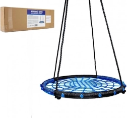 Cerceau à bascule avec assise en corde 80 cm – Bleu