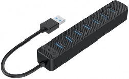 USB‑Hub ORICO 7‑Port USB 3.0 (schwarz)