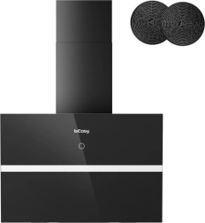 ISEASY 60 cm kitchen range hood with touch control and LED