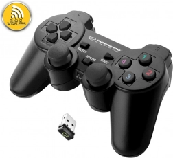 Kabelloses Gamepad Esperanza schwarz