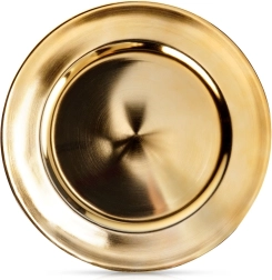Goldener Platzteller-Untersetzer 33 cm