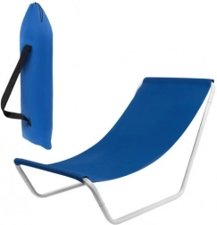 Chaise longue de plage pliante avec sac