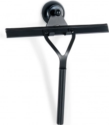 Schwarzer Glasabzieher mit Saugnapfhaken