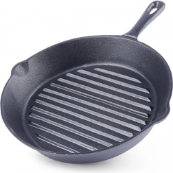 Gietijzeren grillpan 24 cm