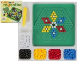 Mosaïque avec billes et pince, petite, 250 pcs