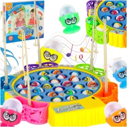 Familienspiel Fische angeln, 24 Fische, 1–5 Spieler