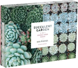 Double-Sided Puzzle Succulents 500 Pieces GALISON