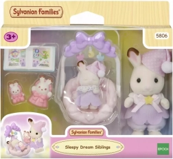 Sylvanian Families slapende broers en zussen – chocoladekonijntjes