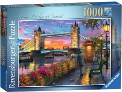 Puzzle 1000 Pieces Sunset Over Tower Bridge