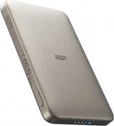 magnetic power bank esr qi2 magslim 5000 mah sand