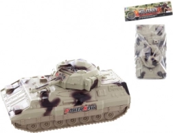 Tank with light and sound, battery-powered