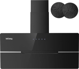 ISEASY TV5290D4-CC-I2 cooker hood, angled black 90 cm