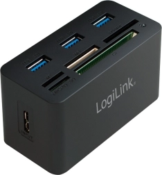 Hub USB LogiLink et lecteur de cartes