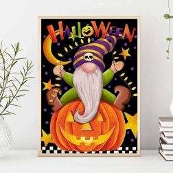 Diamond embroidery / 5D picture / Diamond mosaic / Diamond painting - Halloween, size 40x50 cm
