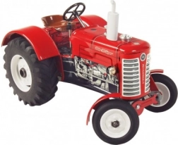 Metalltraktor Zetor 50 Super mit Schlüsselaufzug 1:25, rot