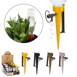 Pflanzenbewässerer mit Hahn, Farbmix