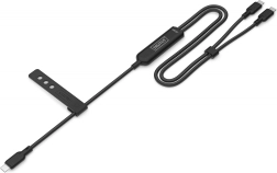 Charging Cable 2-in-1 USB‑C to 2× USB‑C, 140 W PD 3.1, nylon, 1.8 m, black