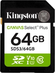 SD-geheugenkaart 64GB Canvas Select Plus Gen3 100MB/s