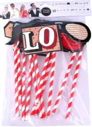 Carnival Photo Booth Props for Parties and Celebrations