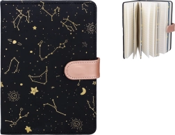 Carnet avec étoiles 13 x 19 cm, 128 feuilles