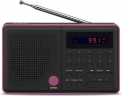 Radio Pliszka USB FM Schwarz