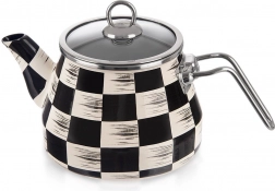 Enamel Kettle Checkerboard 2 L