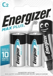 Alkalinebatterijen Max Plus C LR14, 2 st., blister
