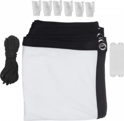 Projektionsleinwand 120 Zoll Maclean mit schwarzem Rahmen