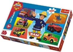 100-piece Puzzle – Fireman Sam: Rescue Vehicles