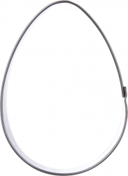 Egg-shaped cookie cutter 5.5 cm