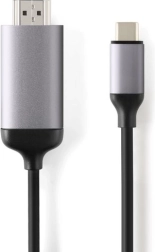 MINIX NEO-C-4K USB‑C to HDMI 4K 60 Hz Adapter, Gray